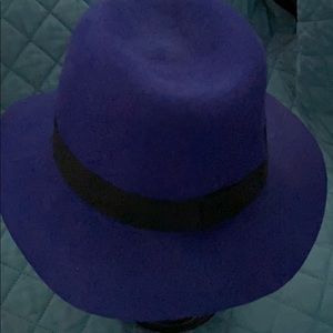 Royal blue hat